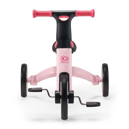 KINDERKRAFT - Triciclo infantil 3 em 1 4TRIKE rosa