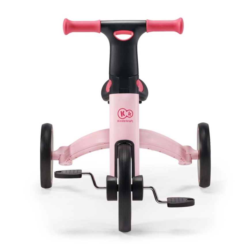 KINDERKRAFT - Triciclo infantil 3 em 1 4TRIKE rosa