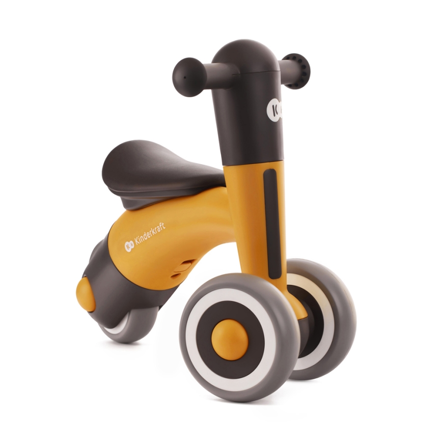 KINDERKRAFT - Bicicleta de equilíbrio MINIBI Premium laranja/cinza