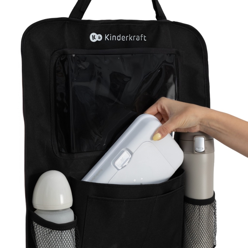 KINDERKRAFT - Organizador para carro, preto