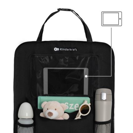 KINDERKRAFT - Organizador para carro, preto