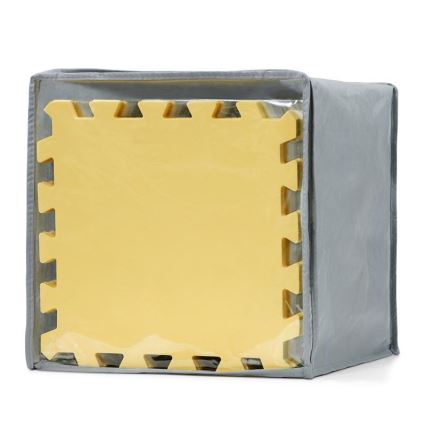 KINDERKRAFT - Quebra-cabeça de espuma LUNO 30 peças cinza/amarelo