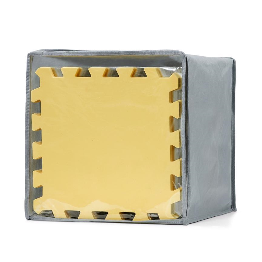 KINDERKRAFT - Quebra-cabeça de espuma LUNO 30 peças cinza/amarelo