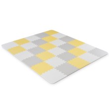 KINDERKRAFT - Puzzle de espuma LUNO 30pcs cinza/amarelo