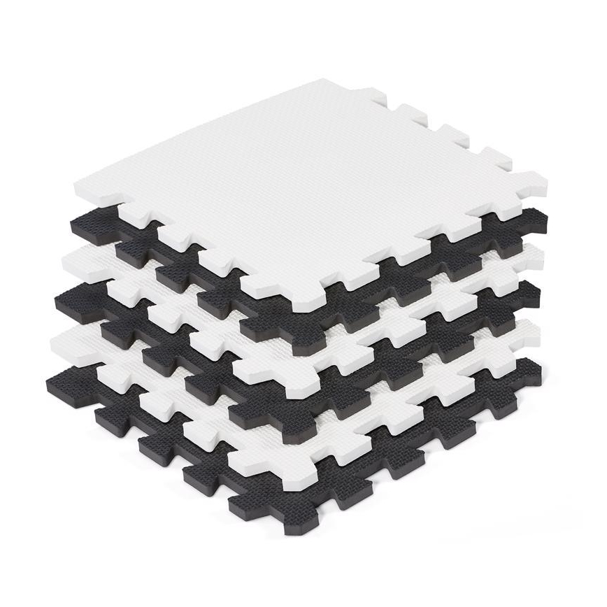 KINDERKRAFT - Puzzle de espuma LUNO 30pcs preto/branco
