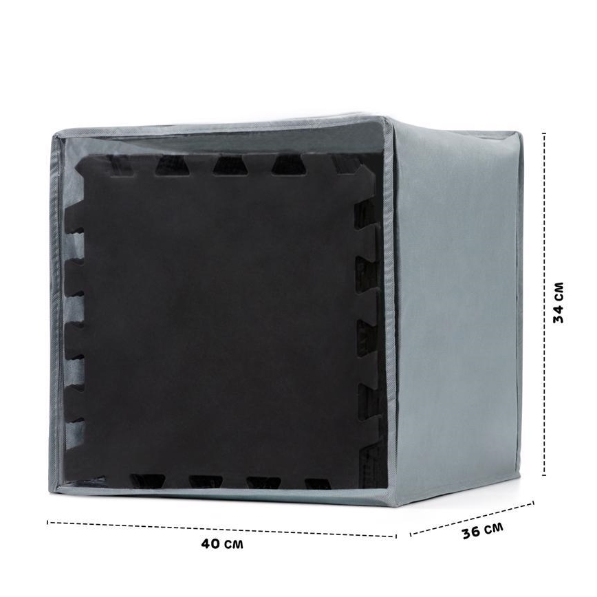 KINDERKRAFT - Puzzle de espuma LUNO 30pcs preto/branco