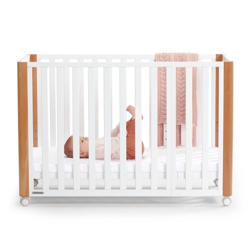 KINDERKRAFT SELECT - Berço infantil 4 em 1 KOYA Premium faia/pinho