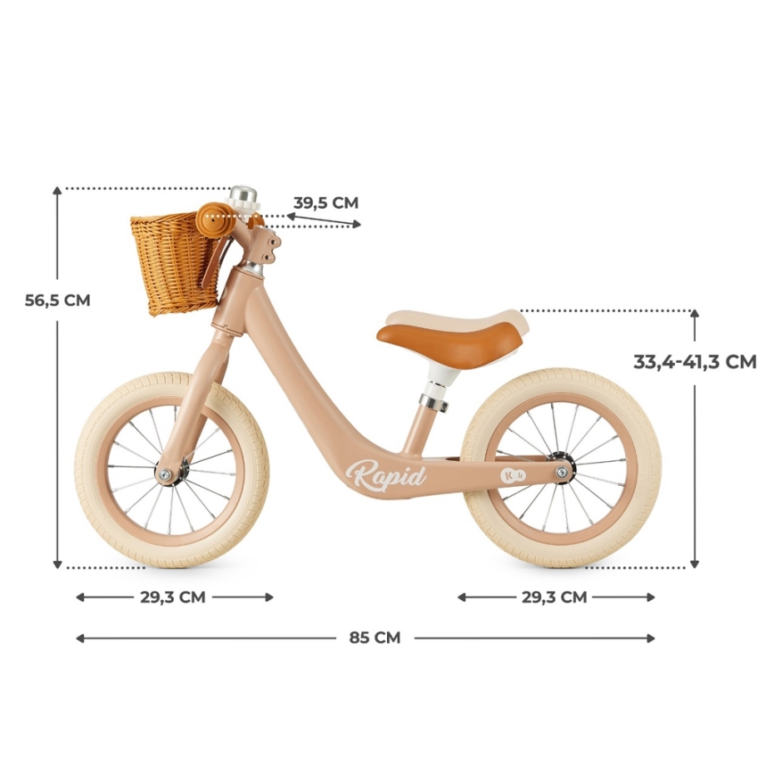 KINDERKRAFT SELECT - Bicicleta de empurrar RAPID2 rosa