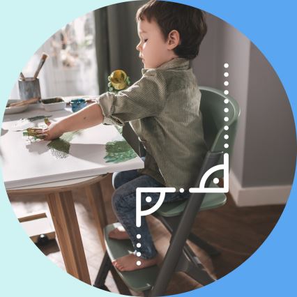 KINDERKRAFT SELECT - Cadeira de refeição infantil 3 em 1 LIVY Premium carvalho + espreguiçadeira CALMEE