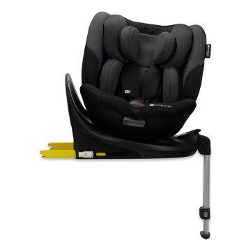 KINDERKRAFT SELECT - Cadeira auto com base giratória I-FIX (40-150 cm) Preto grafite