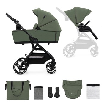 KINDERKRAFT SELECT - Carrinho combinado 2 em 1 YOXI Verde Mystic