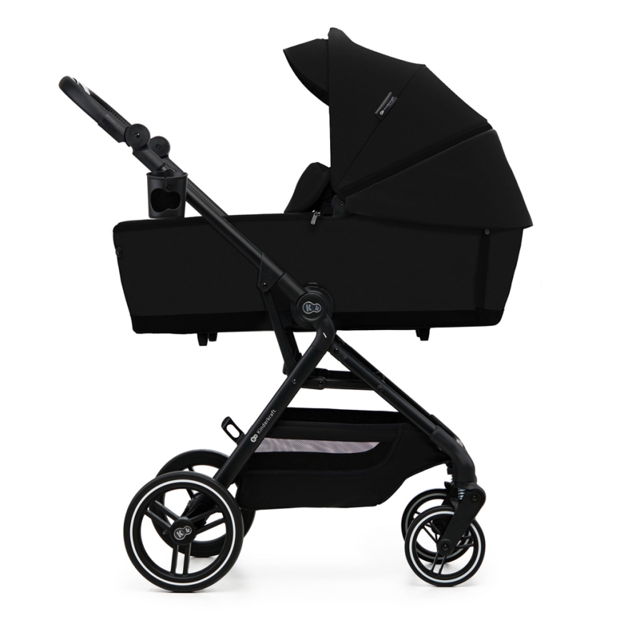 KINDERKRAFT SELECT - Carrinho de bebé combinado 2em1 YOXI Pure preto