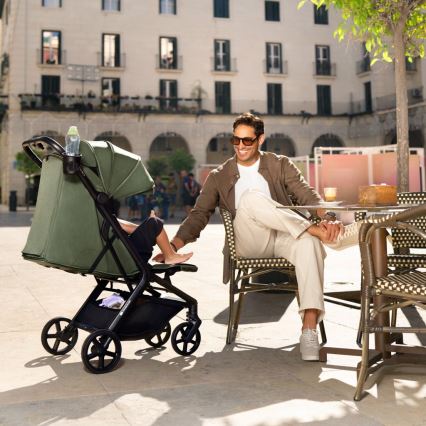 KINDERKRAFT SELECT - Carrinho de bebé desportivo NUBI 3 Verde Místico