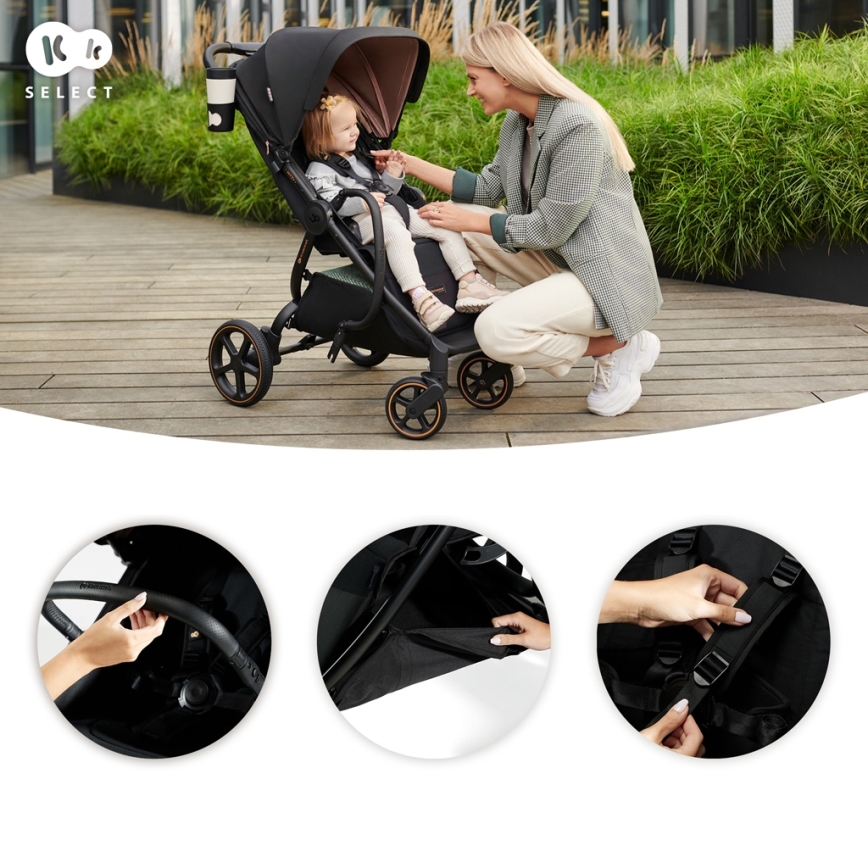KINDERKRAFT SELECT - Carrinho de passeio MITZY Ink preto