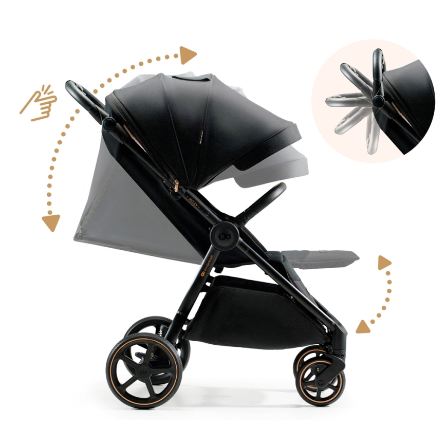 KINDERKRAFT SELECT - Carrinho de passeio MITZY Ink preto