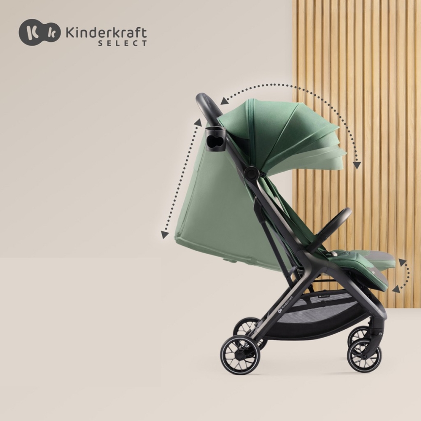 KINDERKRAFT SELECT - Carrinho de passeio NUBI 2 verde