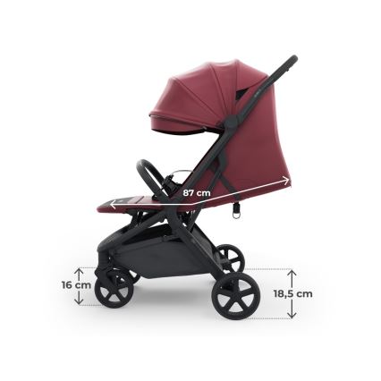 KINDERKRAFT SELECT - Carrinho desportivo NUBI 3 Dark Ruby