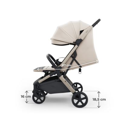 KINDERKRAFT SELECT - Carrinho desportivo NUBI 3 Sand Beige