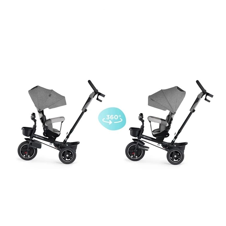 KINDERKRAFT - Triciclo de criança 5em1 SPINSTEP cinzento