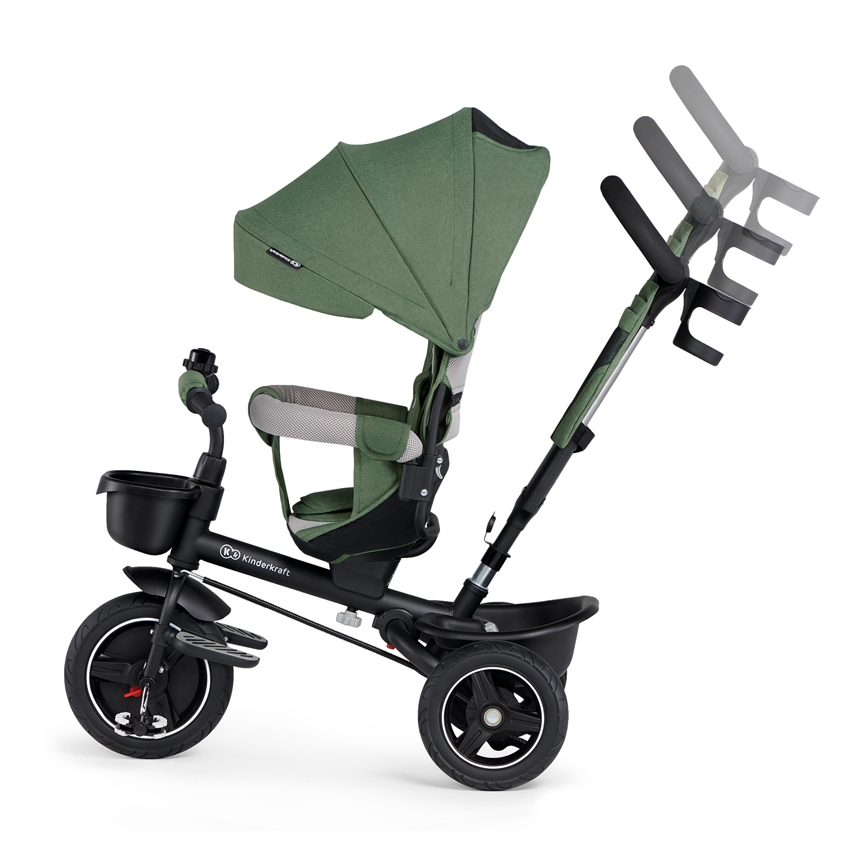 KINDERKRAFT SELECT - Triciclo de criança SPINSTEP Premium verde