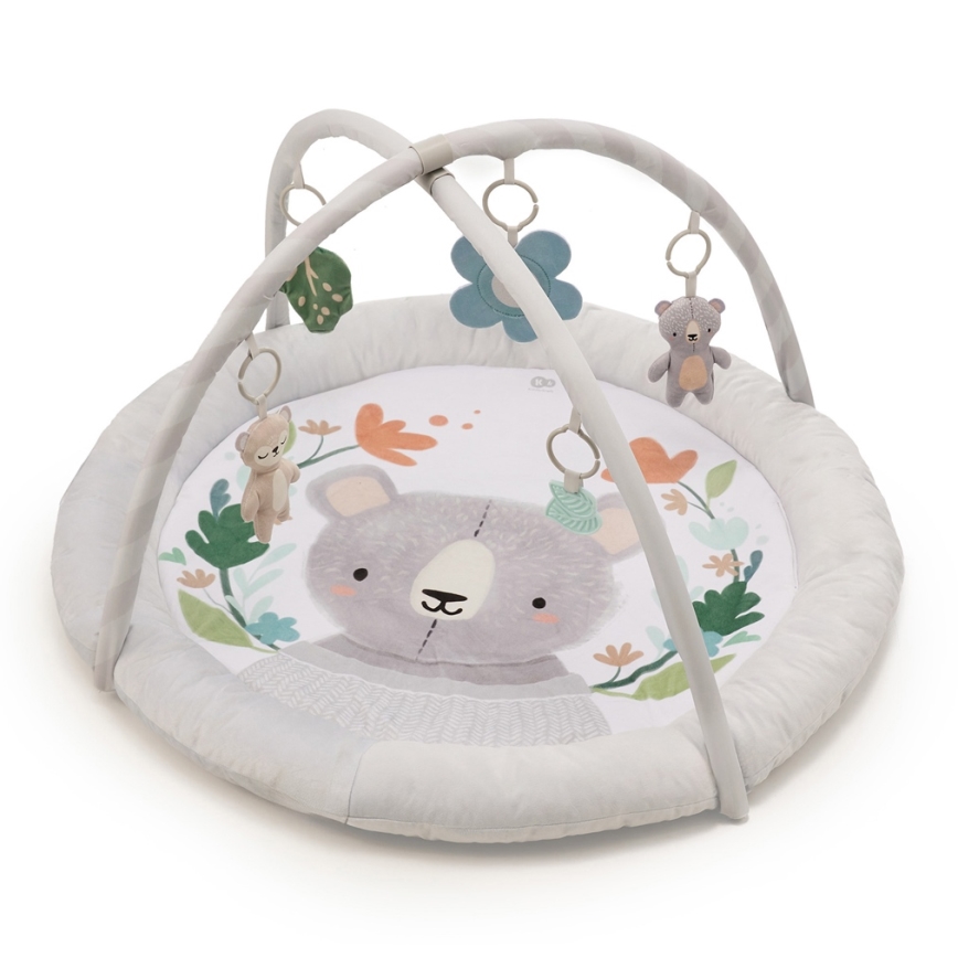 KINDERKRAFT - Tapete de actividades infantil COZYPLAY cinzento