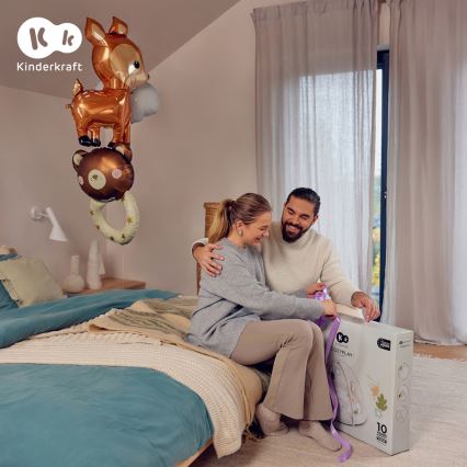 KINDERKRAFT - Tapete de actividades infantil COZYPLAY cinzento