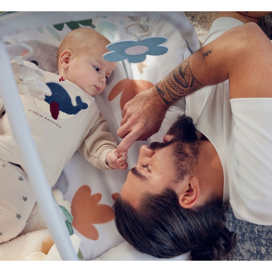 KINDERKRAFT - Tapete de actividades infantil COZYPLAY cinzento