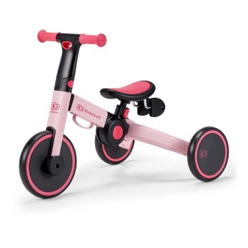 KINDERKRAFT - Triciclo infantil 3 em 1 4TRIKE rosa