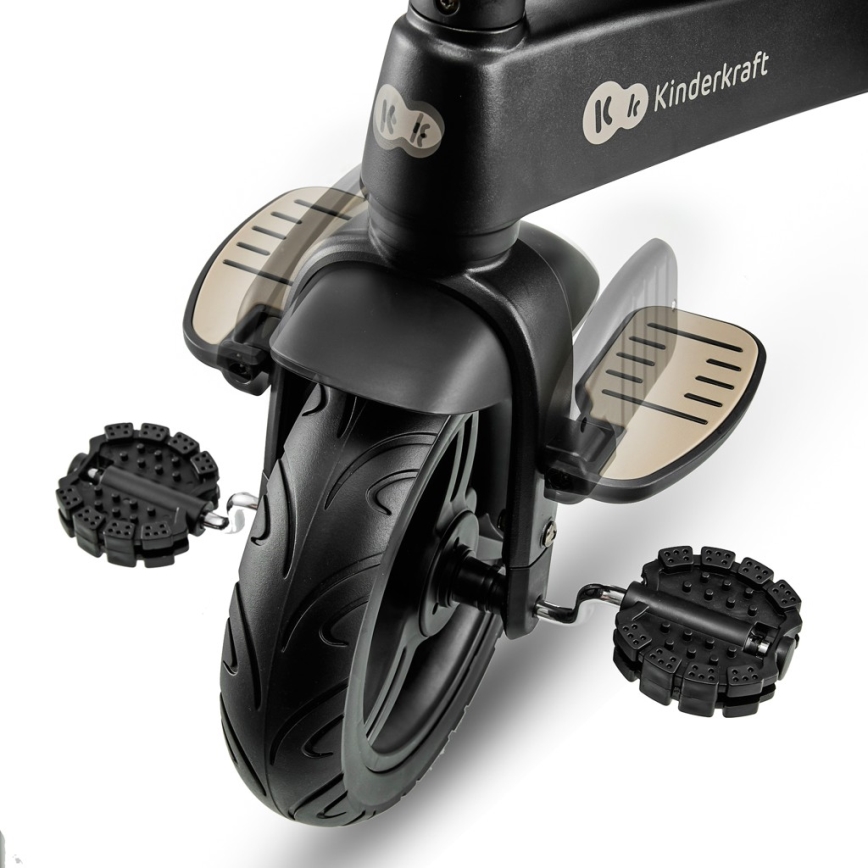 KINDERKRAFT - Triciclo infantil 5 em 1 EASYTWIST bege