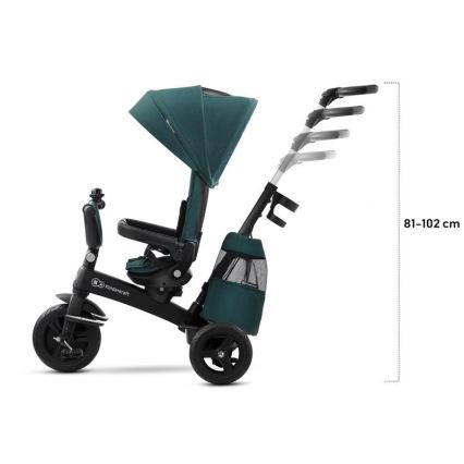 KINDERKRAFT - Triciclo infantil 5v1 EASYTWIST verde/preto