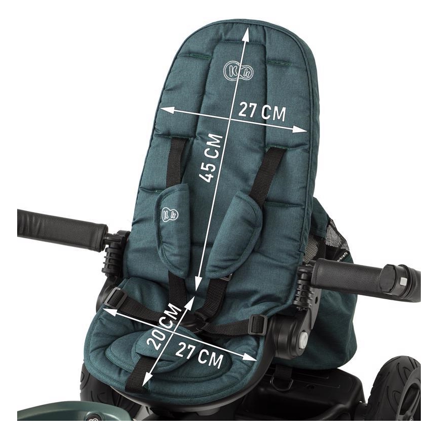 KINDERKRAFT - Triciclo infantil 5v1 EASYTWIST verde/preto
