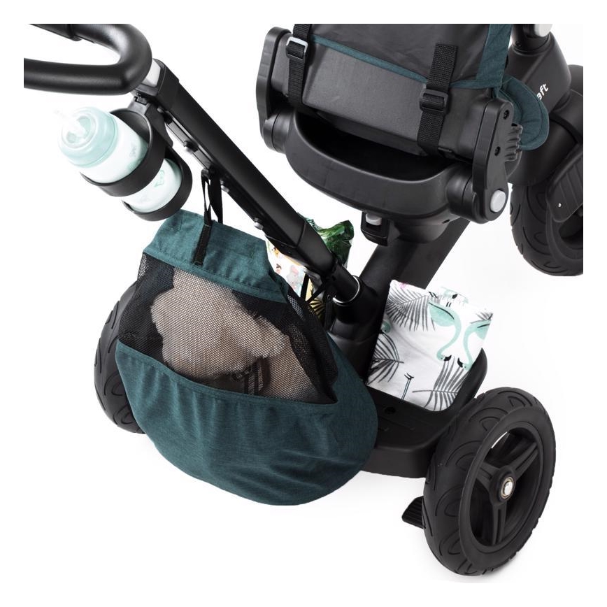KINDERKRAFT - Triciclo infantil 5v1 EASYTWIST verde/preto