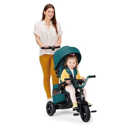 KINDERKRAFT - Triciclo infantil 5v1 EASYTWIST verde/preto