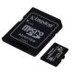Kingston - MicroSDHC 16GB Canvas Select Plus U1 80MB/s + adaptador SD