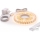 KIT 1x Fita LED MYLIVING LIGHTSTRIP LED/22W/230V 5 m + 5x perfil embutido 1 m prateado/branco