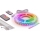 KIT 1x fita LED RGBW dimerizável NEO LITE MUSIC LED/24W/230V 5 m IP65 Wi-Fi Tuya + 5x perfil embutido 1 m prateado/branco + comando remoto