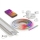 KIT 1x fita LED RGBW dimerizável Philips Hue WHITE AND COLOR AMBIANCE LED/20W/230V 2 m + 2x perfil de embutir 1 m prateado/branco