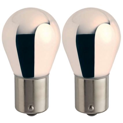 CONJUNTO 2x Lâmpada Automotiva Philips SILVER VISION 12496SVB2 PY21W BAU15s/21W/12V