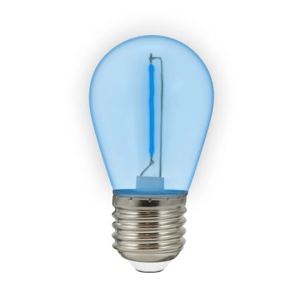 CONJUNTO 2x Lâmpada LED PARTY E27/0,3W/36V azul