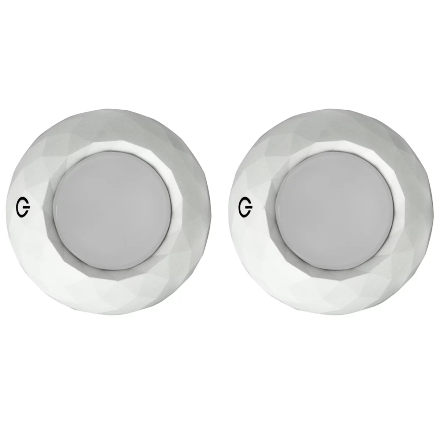 CONJUNTO 2x Luminária LED tátil de orientação LED/4,5V/3xAAA