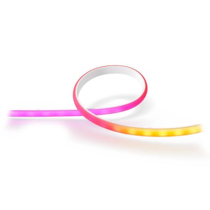 Kit básico - Fita LED RGBW regulável Philips Hue WHITE AND COLOR AMBIANCE LED/20W/230V 2 m