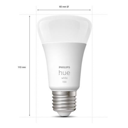 Kit básico Philips Hue WHITE 3xE27/9,5W 2700K + Hue Bridge e interruptor dimmer