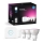 Kit básico Philips Hue WHITE AND COLOR AMBIANCE 3xGU10/4,2W/230V 2000-6500K + Hue bridge e dimmer switch