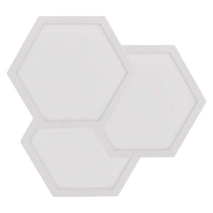 Conjunto de 3 painéis LED RGBIC+CCT dimerizáveis - extensão LED/1,8W/230V Wi-Fi Tuya