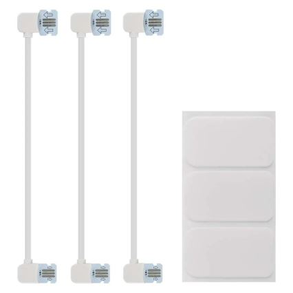 Conjunto de 3 painéis LED RGBIC+CCT dimerizáveis - extensão LED/1,8W/230V Wi-Fi Tuya