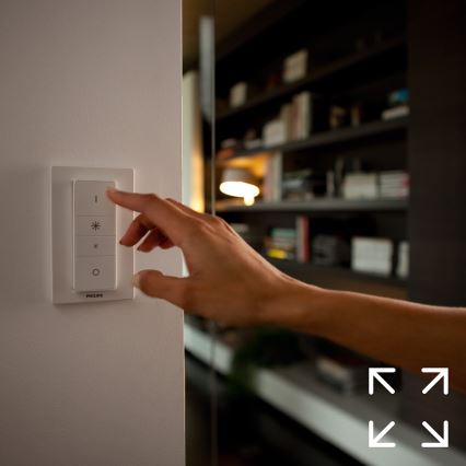 Kit inicial Philips Hue White 3xE27/9W 2700K + Hue Bridge e interruptor dimmer