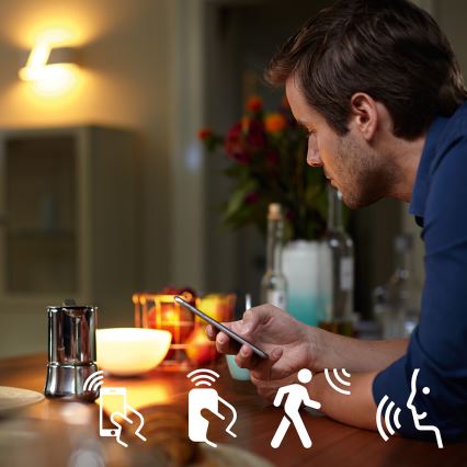 Kit inicial Philips Hue White 3xE27/9W 2700K + Hue Bridge e interruptor dimmer
