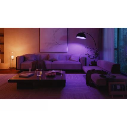 Kit inicial Philips Hue WHITE AND COLOR AMBIANCE 3xE27/8,1W 1000-20000K + Hue bridge e interruptor dimmer