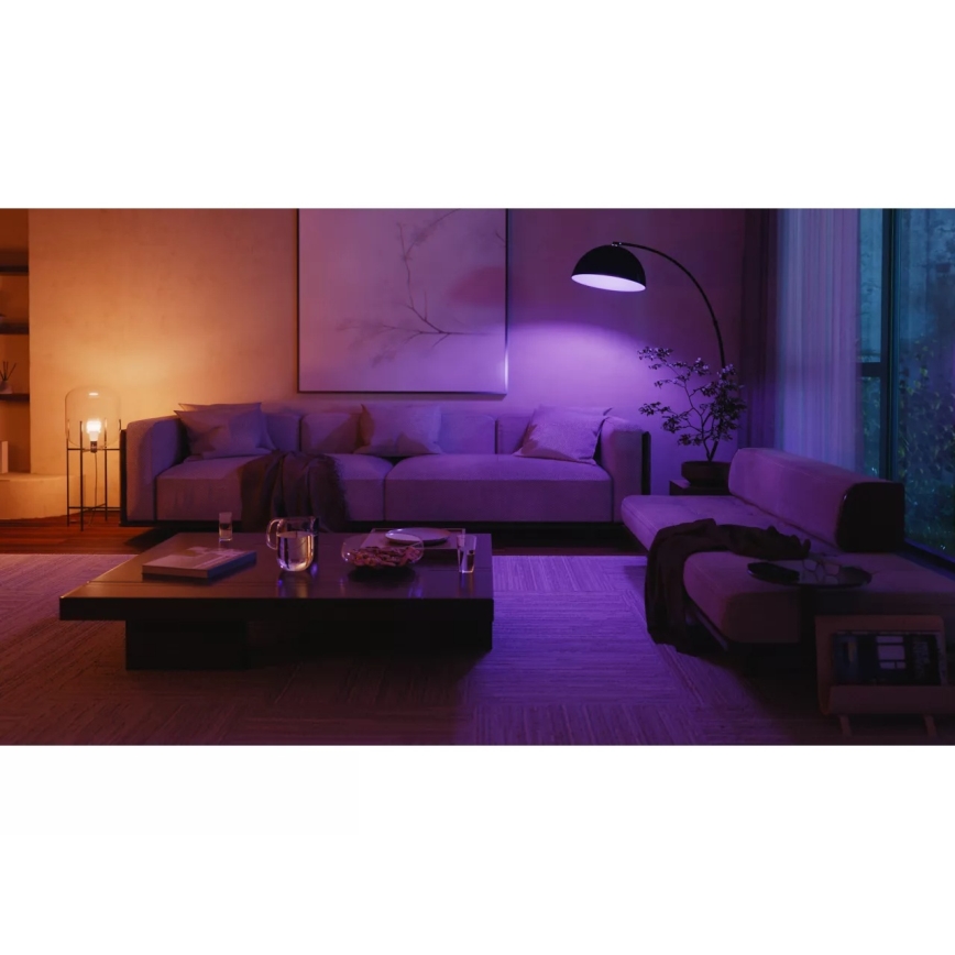 Kit inicial Philips Hue WHITE AND COLOR AMBIANCE 3xE27/8,1W 1000-20000K + Hue bridge e interruptor dimmer