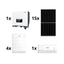 Kit Solar SOFAR Solar - 6kWp JINKO + 6kW SOFAR conversor híbrido 3f +10,24 kWh bateria